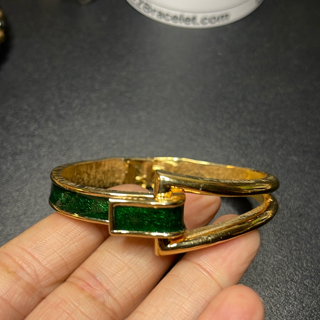 Enamel Gold Plated Jomaz ( Joseph Mazer ) Bracelet